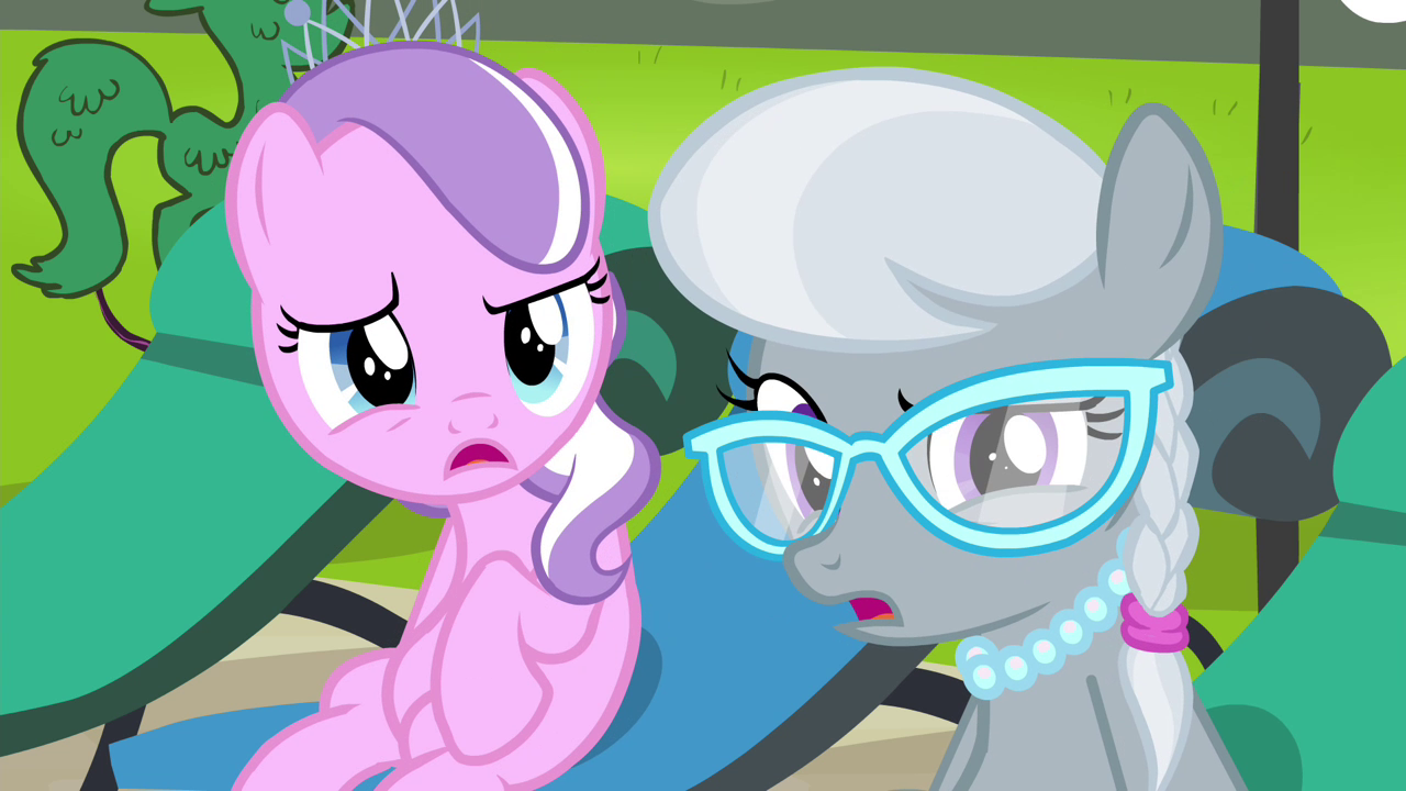 My Little Pony Silver Spoon Image Diamond Tiara and Silver Spoon dejected S4E15png