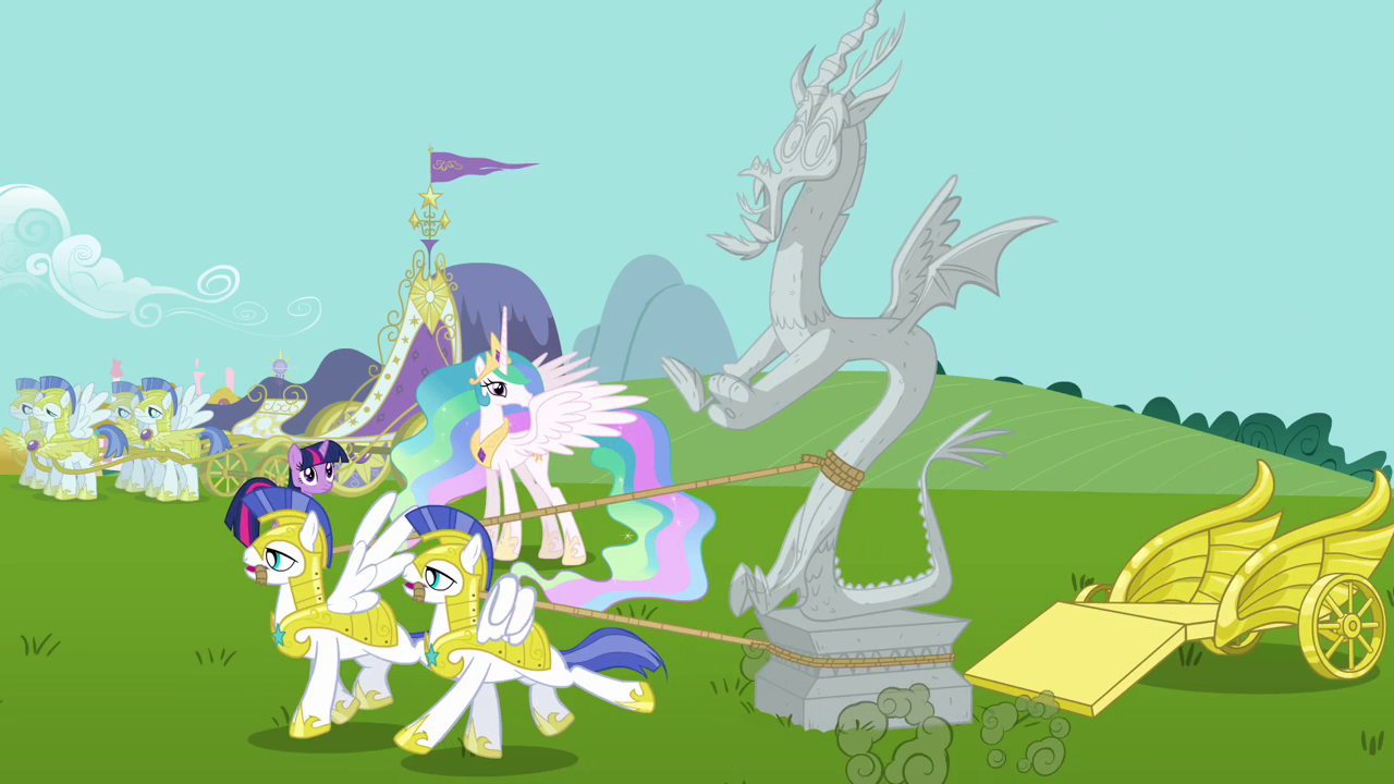 Royal_guards_pull_Discord%27s_statue_S03E10.png