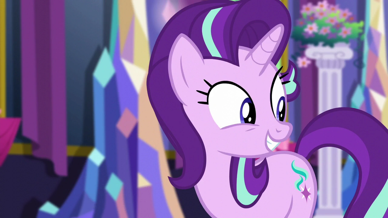 Image - Starlight Glimmer hears Trixie enter S6E6.png | My Little Pony