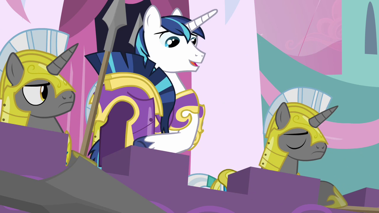 Image Shining Armor Excited About Seeing Twilight S02e25