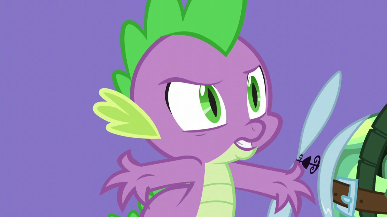Image - Spike "I'm a dragon!" S5E5.png | My Little Pony Friendship is