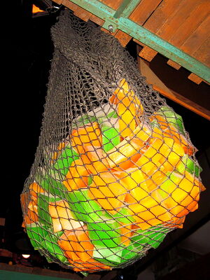 A net full of jell-o