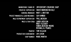Blood and Wine Creature Shop credits