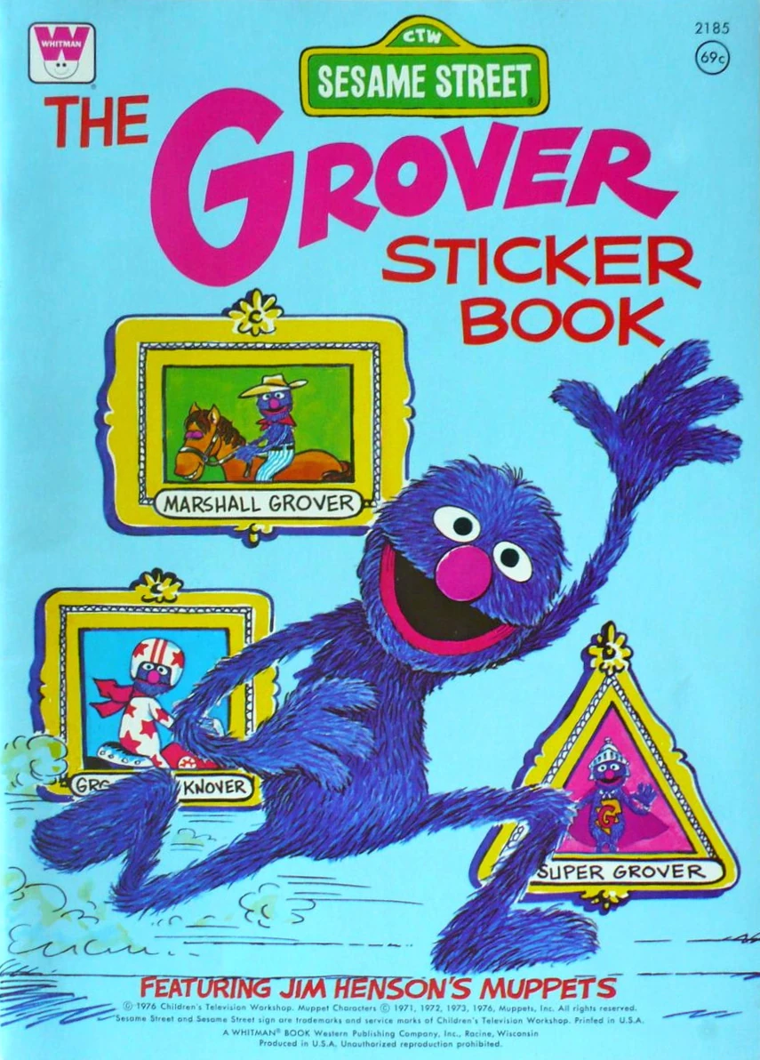 The Grover Sticker Book | Muppet Wiki | FANDOM powered by Wikia