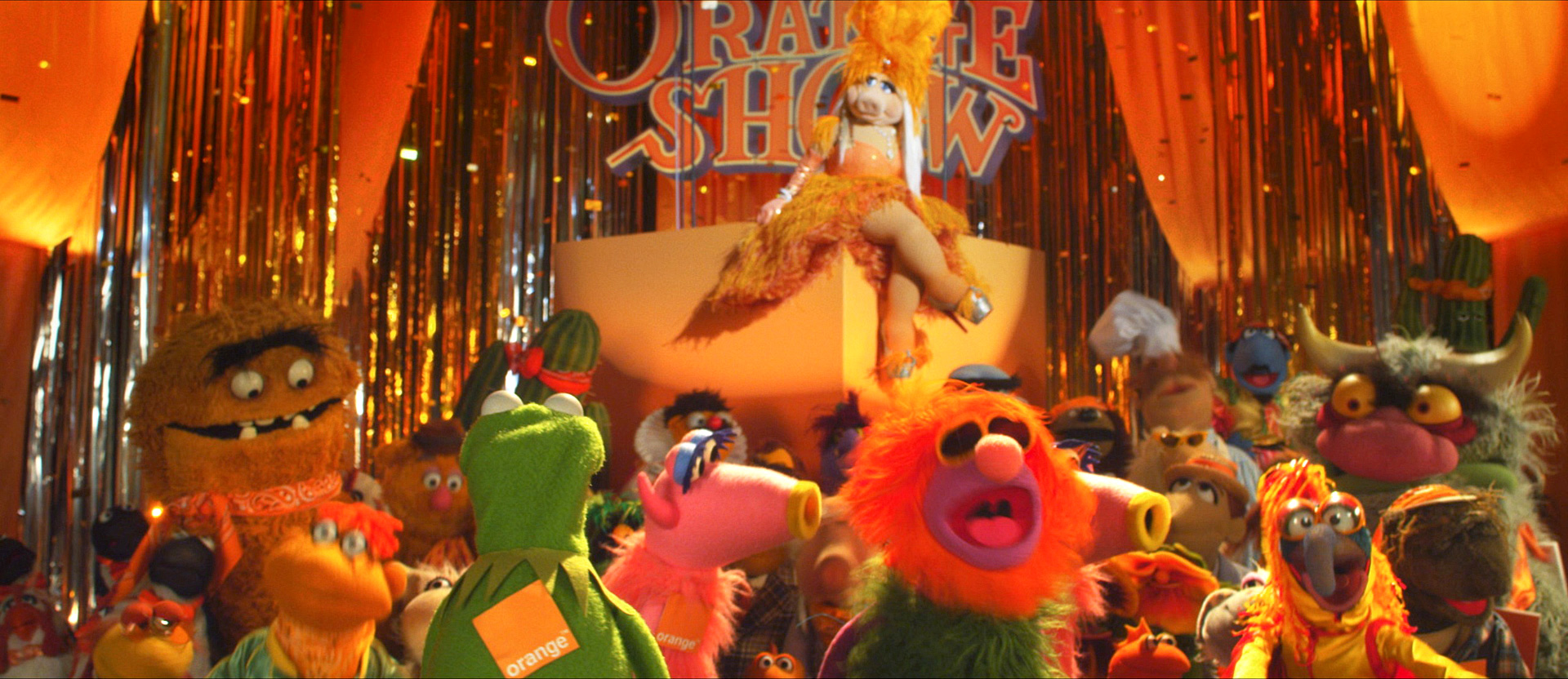 orange puppet from muppets