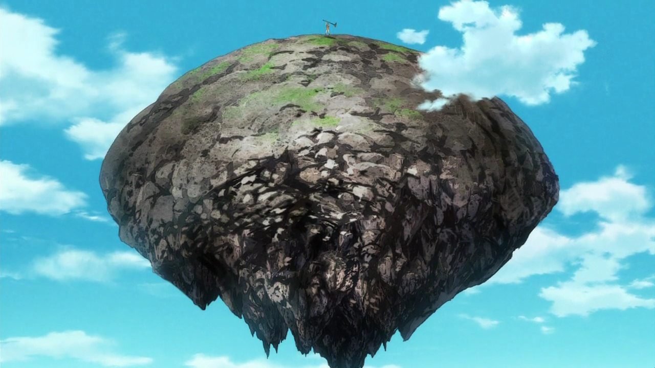 That little figure up top there? The thirty foot tall giantess.