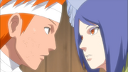 Konan e Yahiko quase se beijando