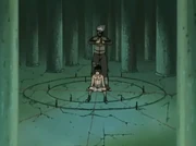 Kakashi selando o efeito do selo amaldiçoado de Sasuke.png