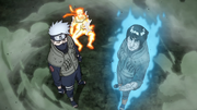 Kakashi e Guy ajudam Naruto.png