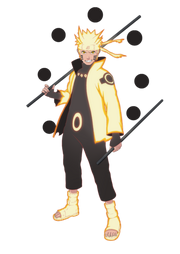 Rikudō Sennin Mōdo (Naruto Uzumaki - Render)