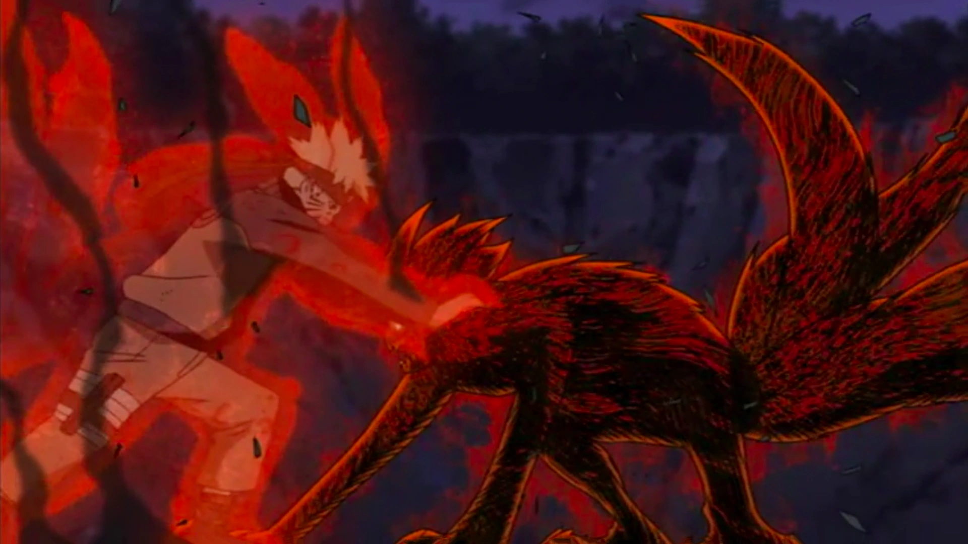 naruto and nine tails friends