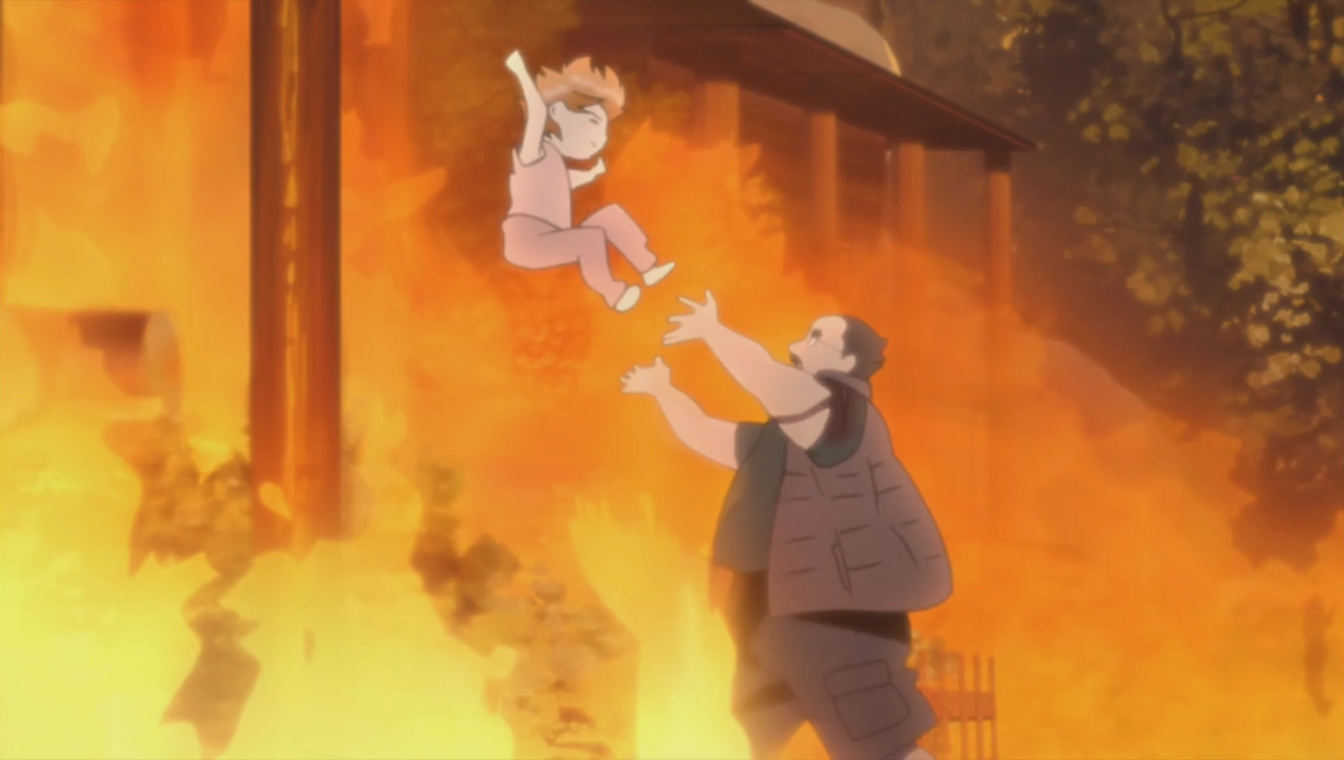 Anime Guy Jumps Out Of Window