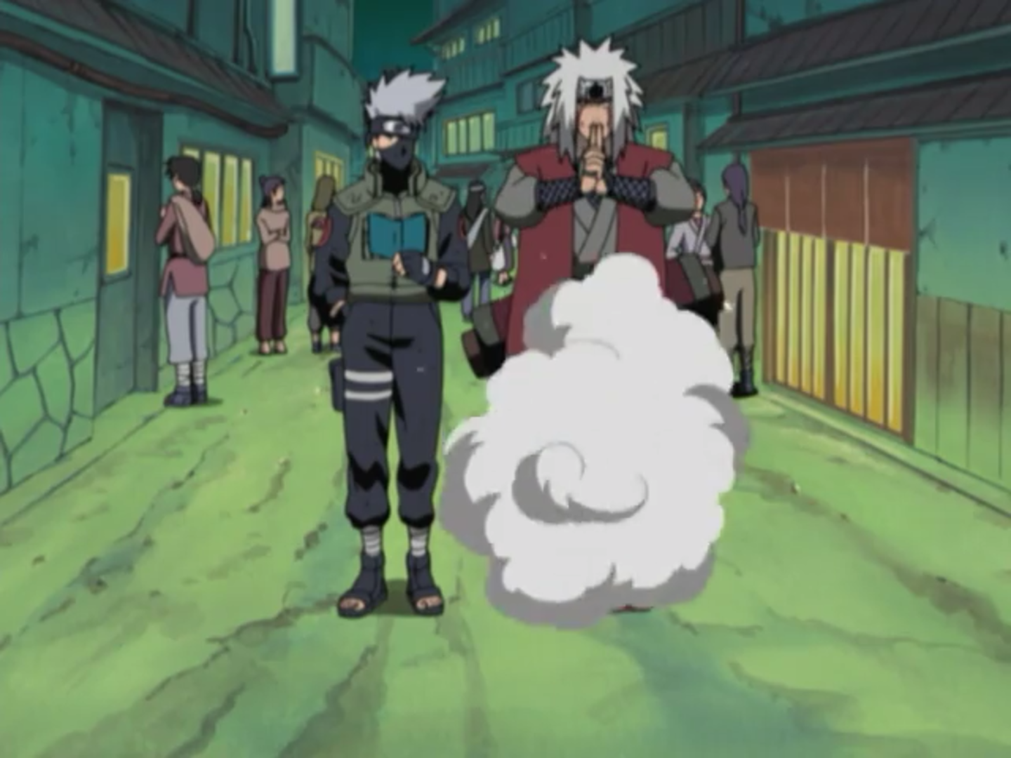 Download Ninja Smoke Bomb Disappear Gif PNG