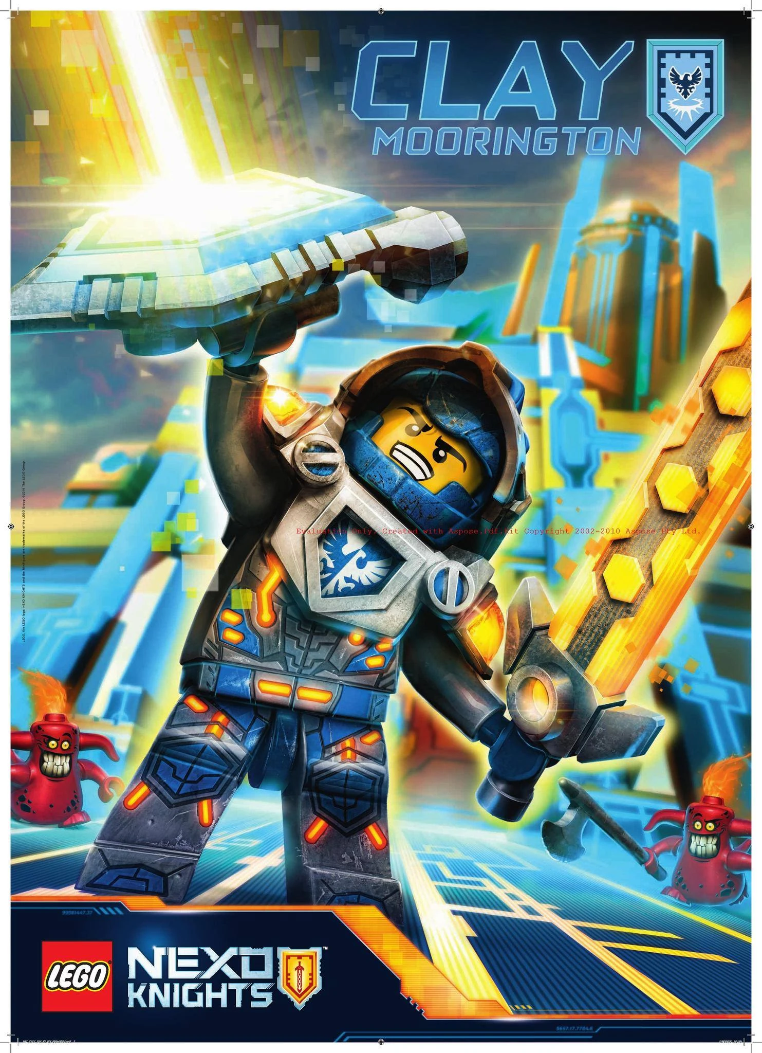 Image Clay poster.jpeg Nexo Knights Wikia FANDOM