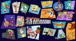 Nicktoon 25th Anniversary slider