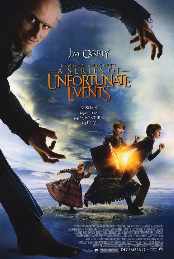 Image result for a series of unfortunate events movie poster