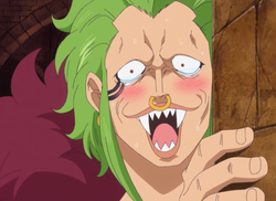 Bartolomeo intimidé par Luffy.png