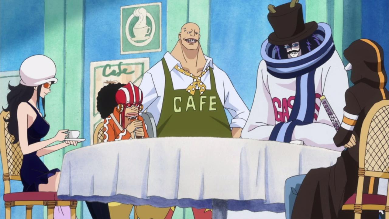 File:Law Caesar Robin e Usop a Dressrosa png One Piece Wiki Italia