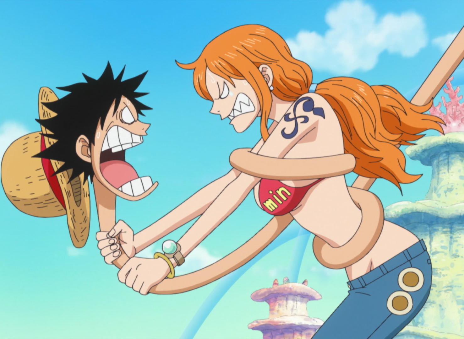 Image Nami and Luffy.png One Piece Wiki Fandom powered by Wikia