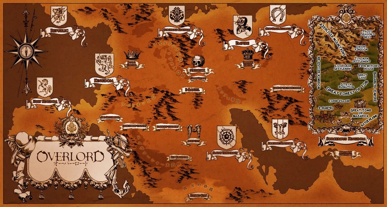 Image Overlord New World Map.jpg Overlord Wiki FANDOM powered by