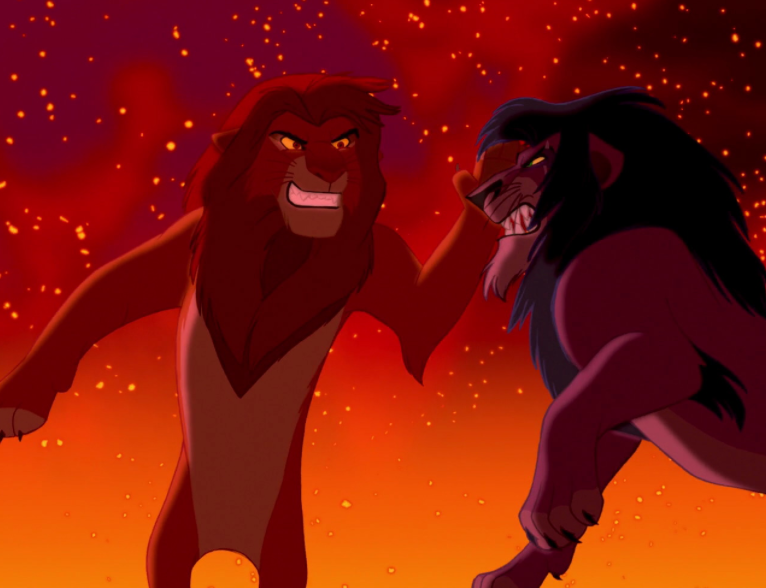Image Simba fighting Scar to save his kingdom png Heroes Wiki