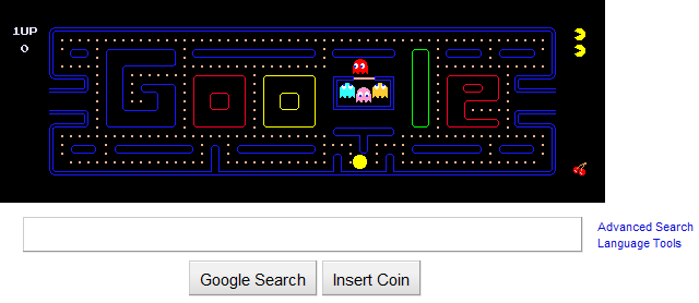 pac man google pac man google
