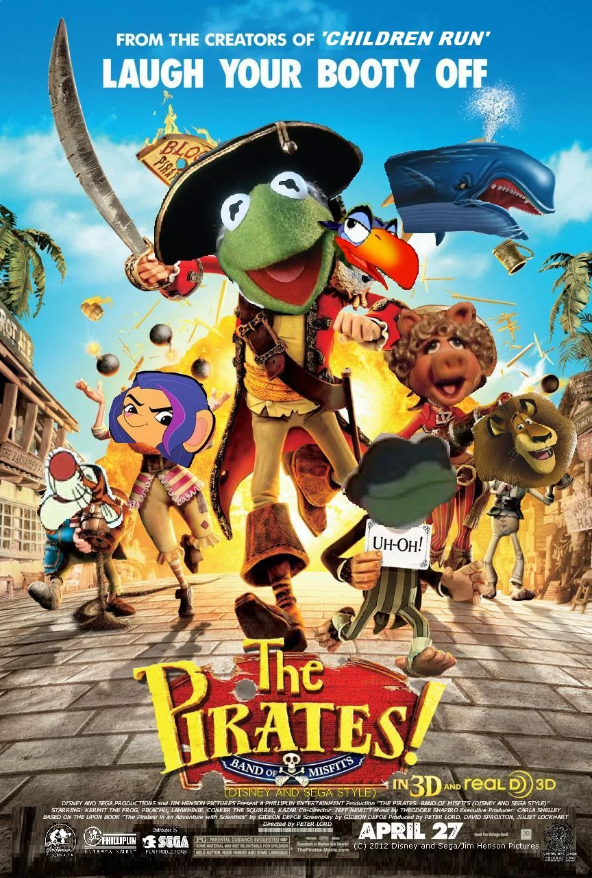 The Pirates Band of Misfits (Disney and Sega Style) The Parody Wiki