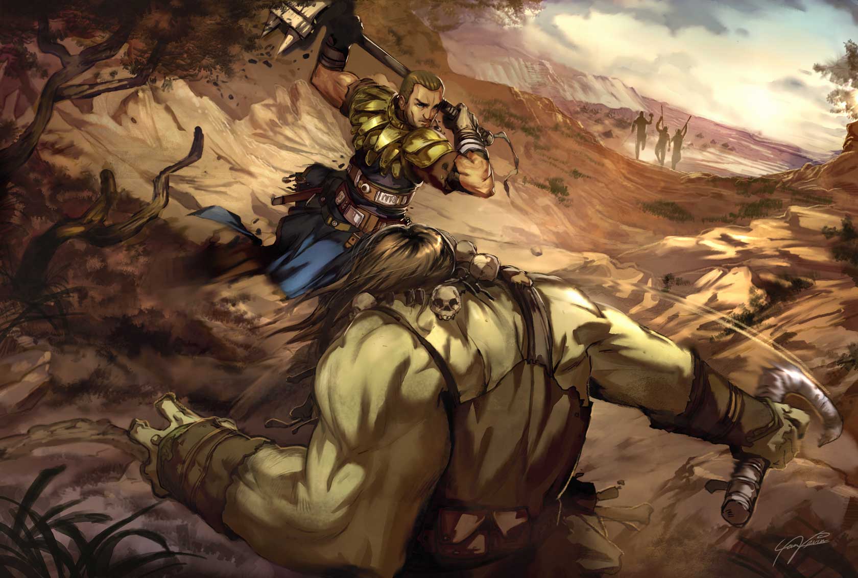 Image - Shoanti vs Ogre.jpg | PathfinderWiki | Fandom powered by Wikia