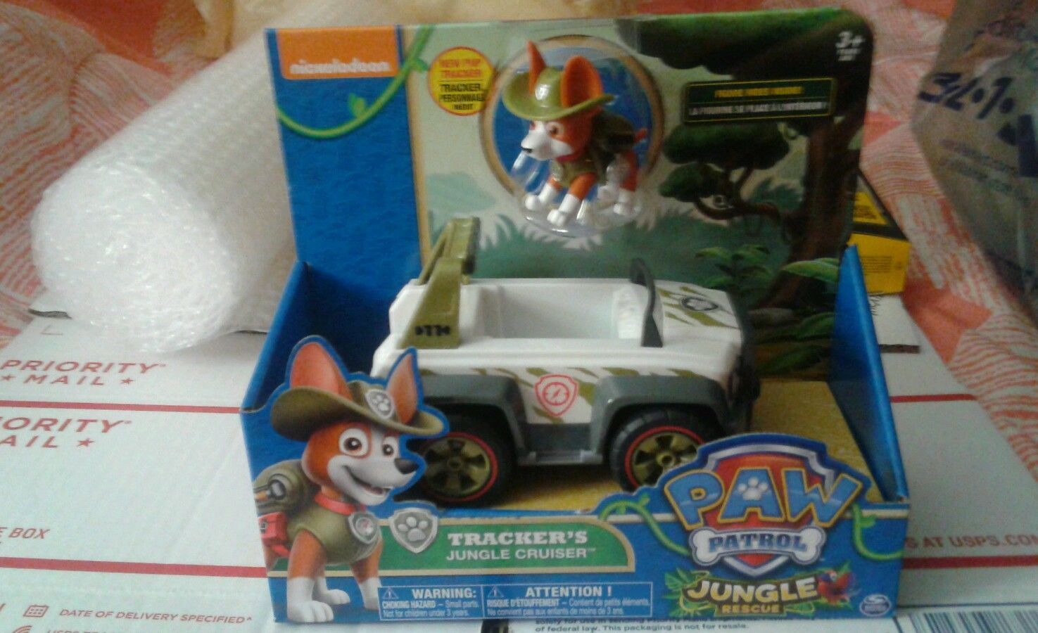 tracker paw patrol figurine
