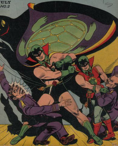 Image result for golden age the green turtle superhero