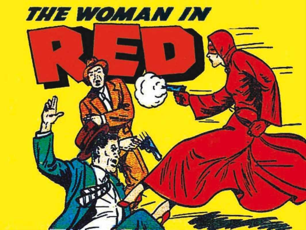 Woman in Red Public Domain Super Heroes Fandom powered by Wikia