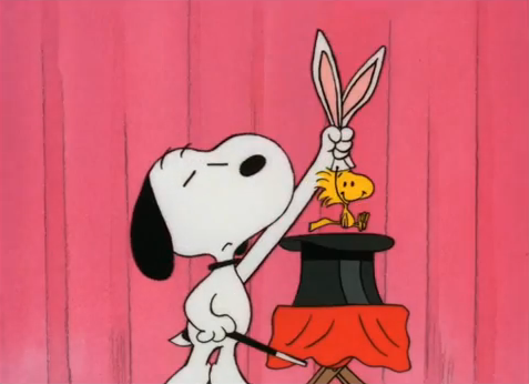 What is the name of Snoopy's little bird friend?