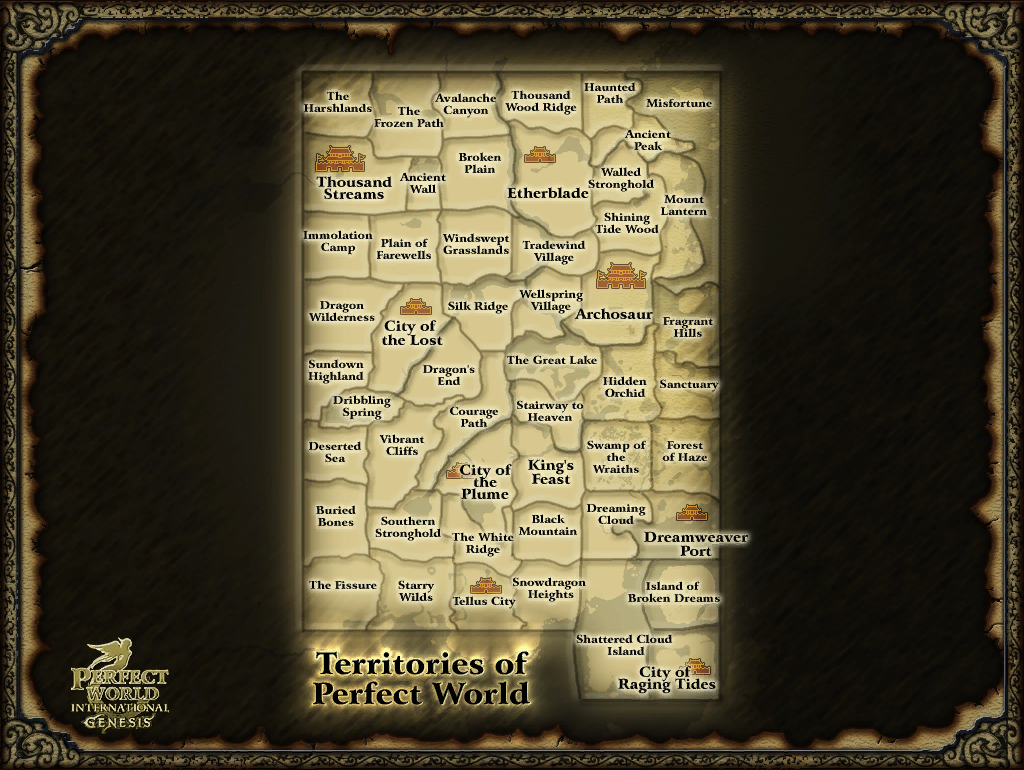 World Map  Perfect World International Wiki  FANDOM powered by Wikia