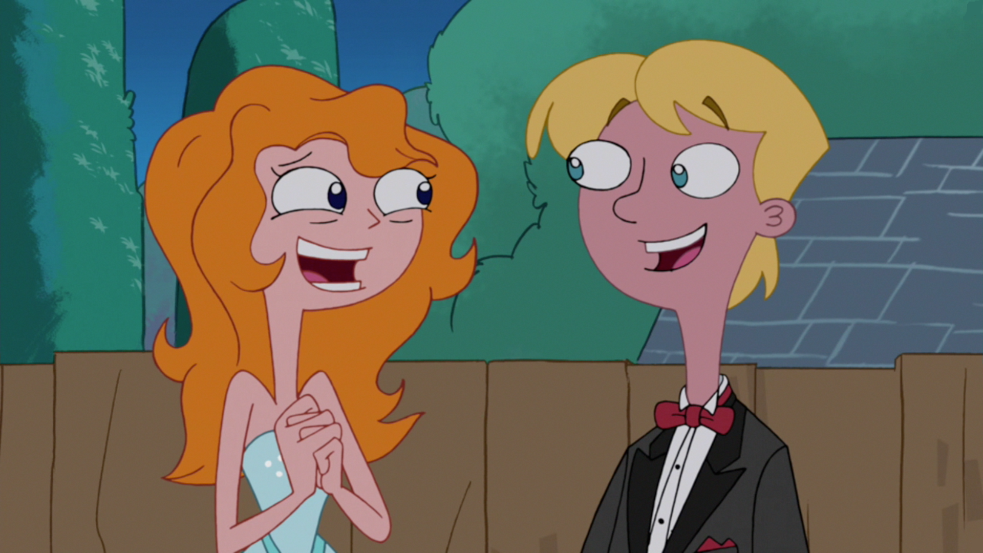 Image Candace and Jeremy in formal attire.png Phineas and Ferb Wiki
