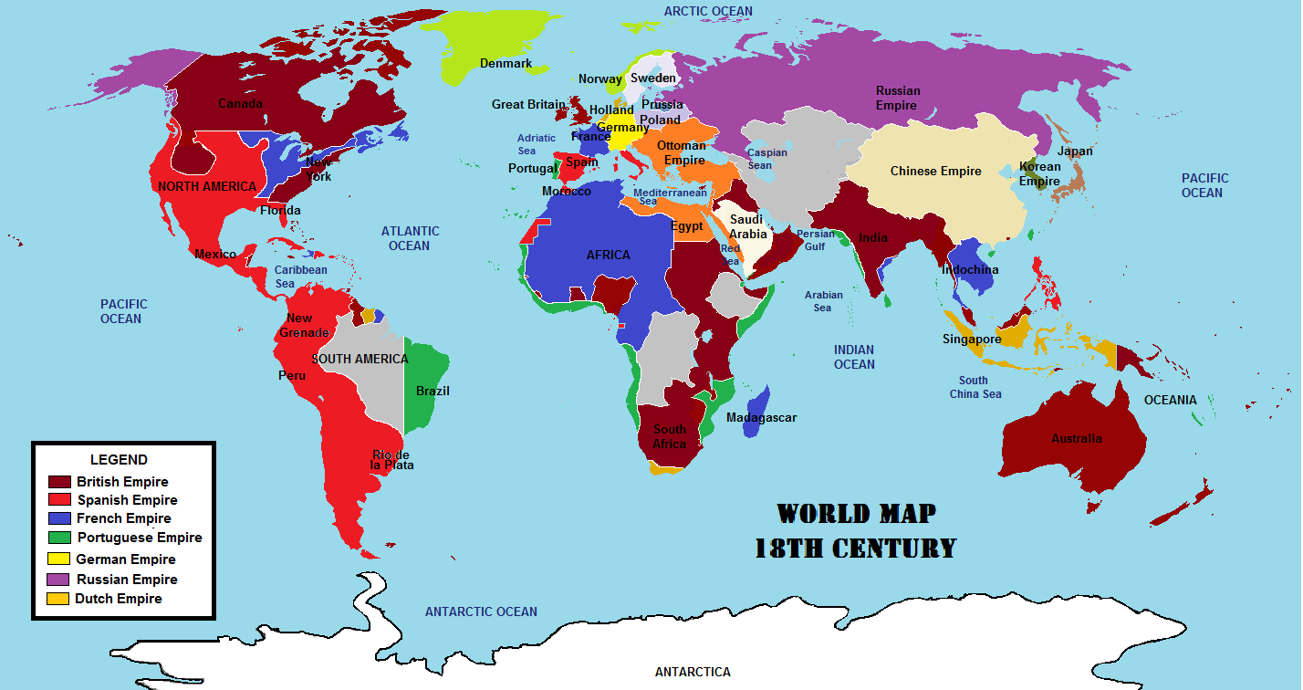 Image World Map 18th Century.png PotC Wiki FANDOM powered by Wikia