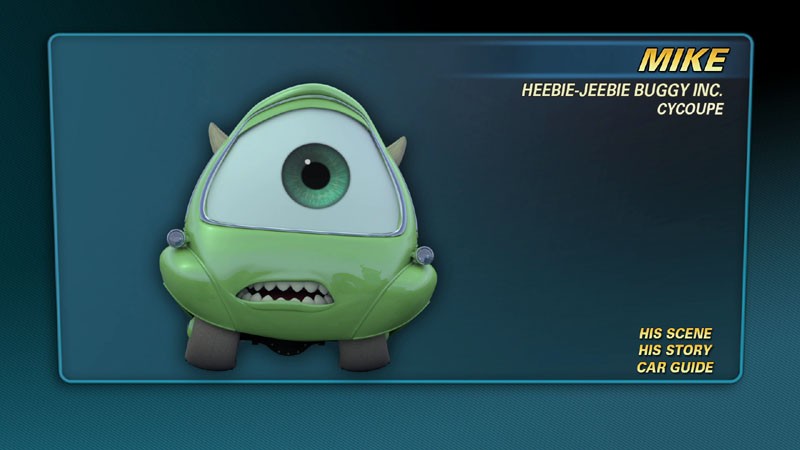 mike wazowski car toy