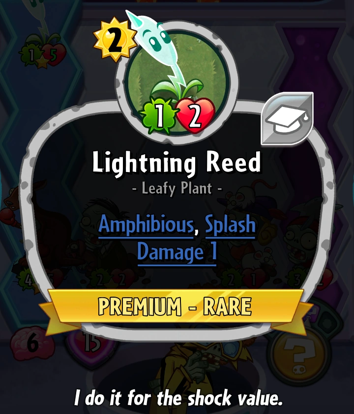 Lightning Reed (Plants vs. Zombies Heroes) Plants vs. Zombies Wiki