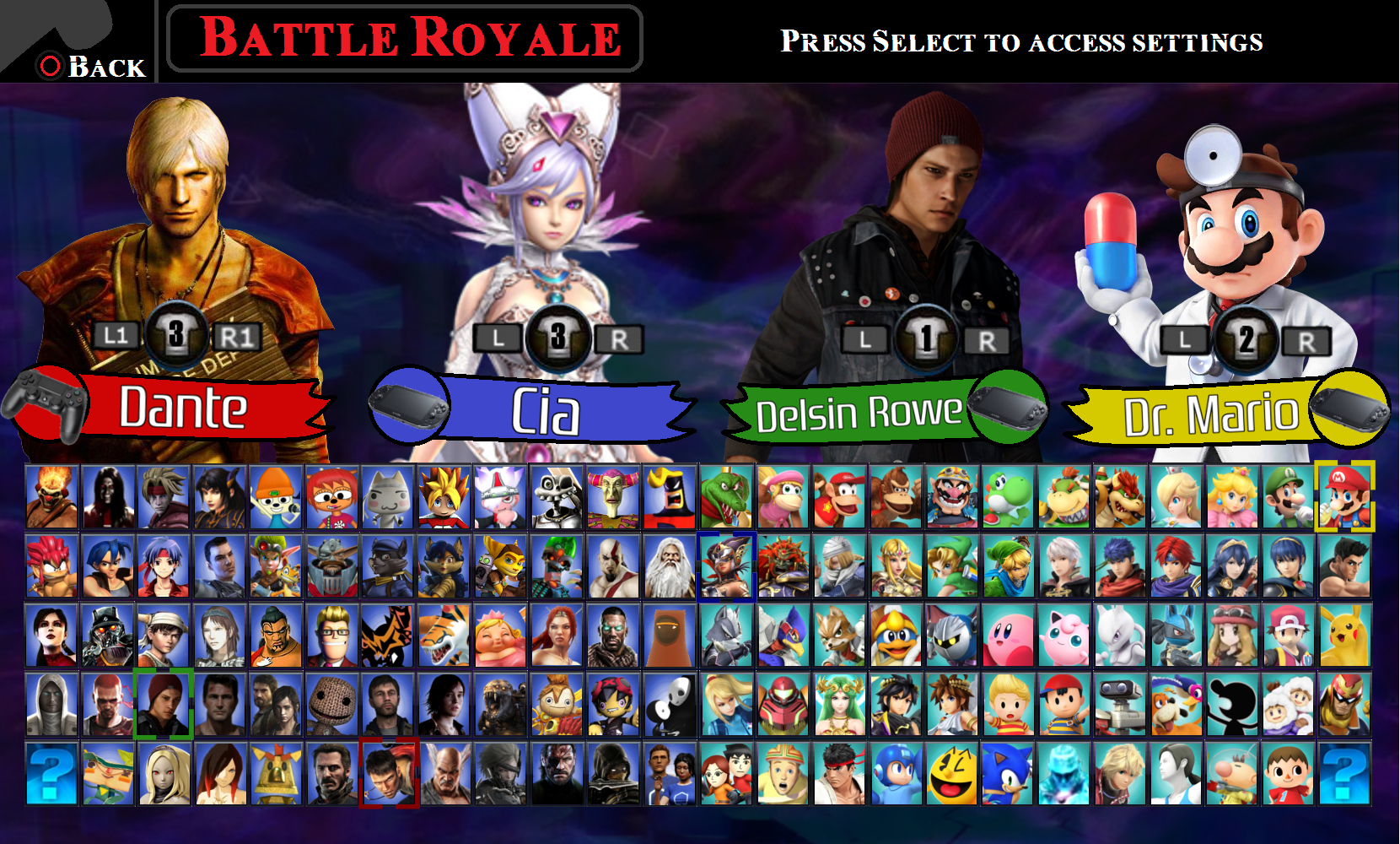 PlayStation X Nintendo: Super Smash Bros All-Stars | PlayStation All