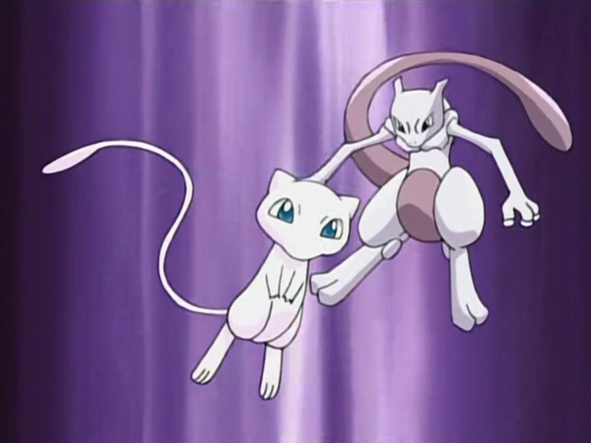 Image Mew and Mewtwo in Johto Journeys opening.png Pokémon Wiki