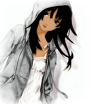Image result for anime girls sad at school black hair