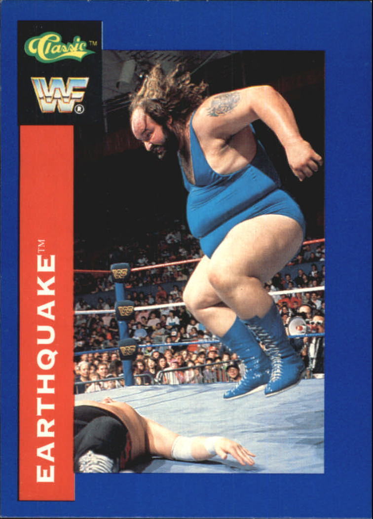 Image - 1991 WWF Classic Superstars Cards Earthquake 92 ...