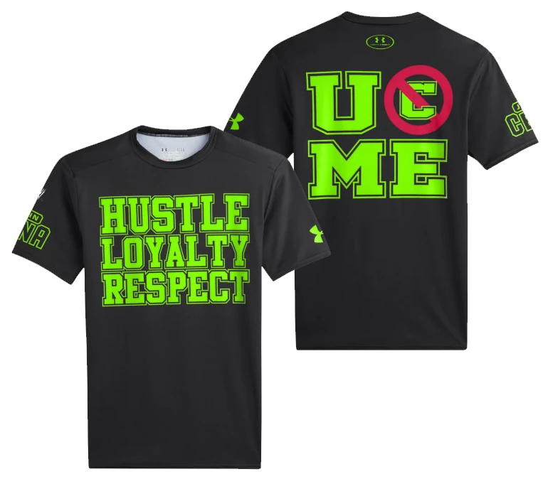John Cena "Hustle, Loyalty, Respect" Under Armour Compression TShirt
