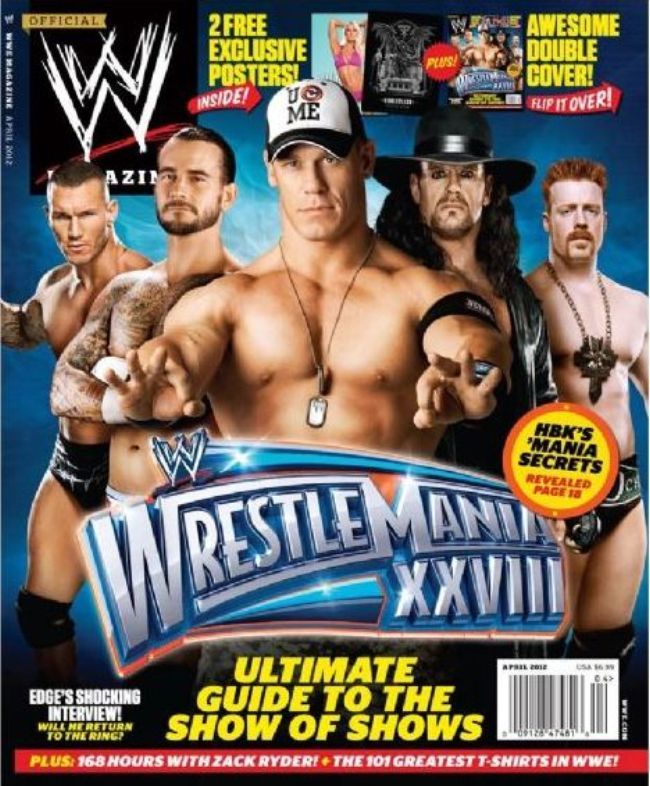 WWE Magazine April 2012 Pro Wrestling FANDOM powered by Wikia