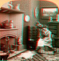Stereograph as an educator - anaglyph