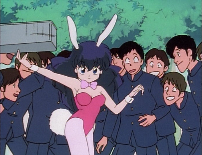 Ranma from the source material includes things like. 