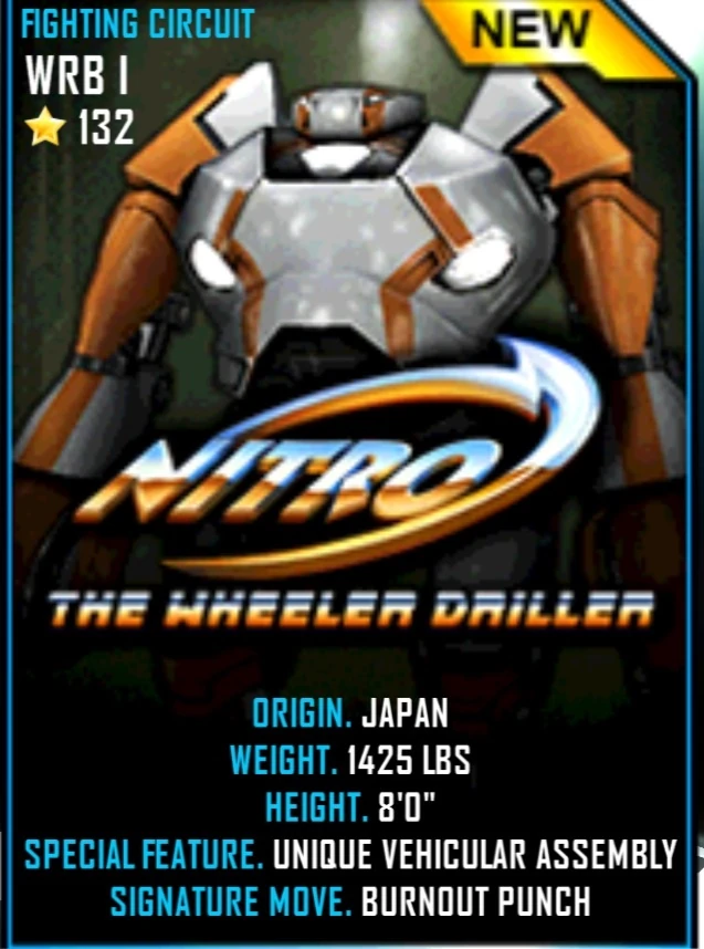 Nitro Real Steel Wiki FANDOM powered by Wikia