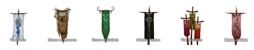 What are the factions of the Kingdoms of Amalur?