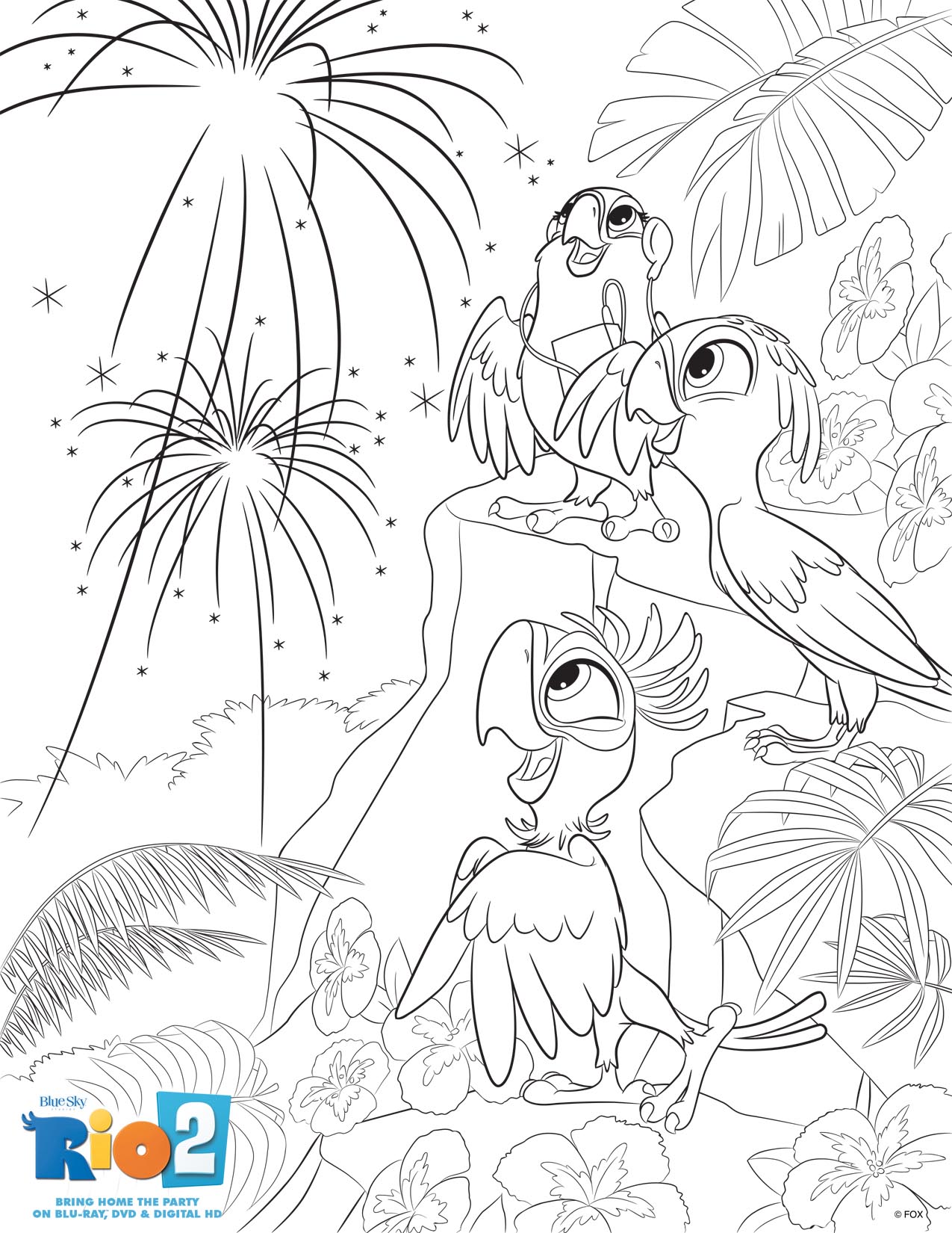 Image - Rio 2 coloring 8.jpg | Rio Wiki | Fandom powered by Wikia
