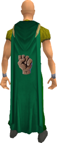 Strength cape equipped