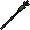 Ancient staff (green)